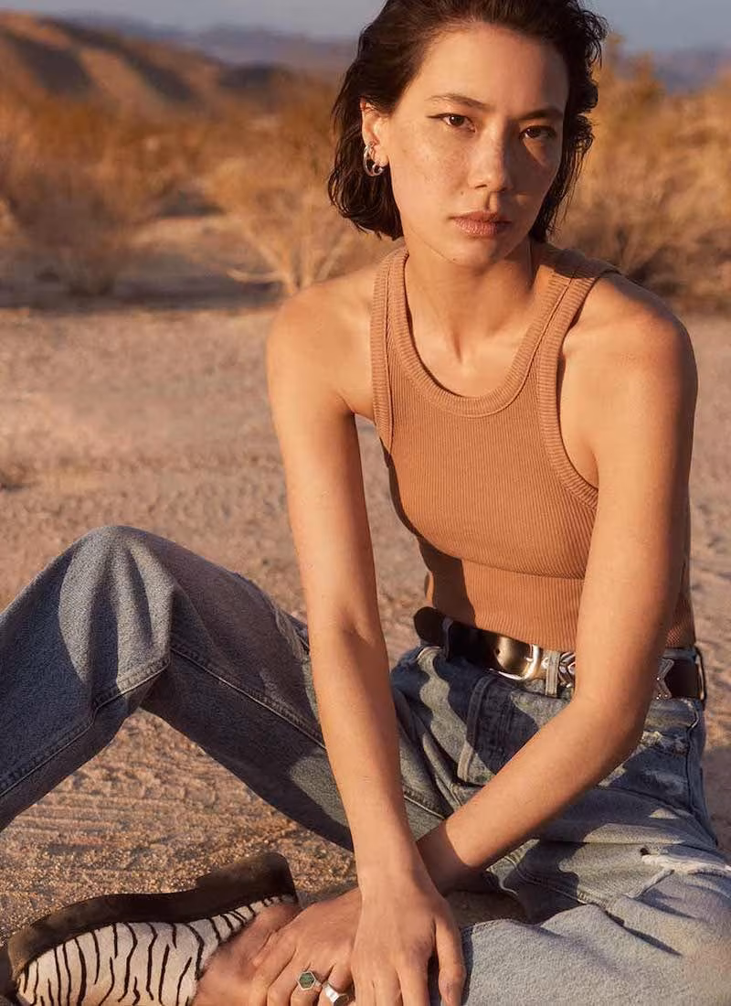 AGOLDE Scoop Armhole Tank