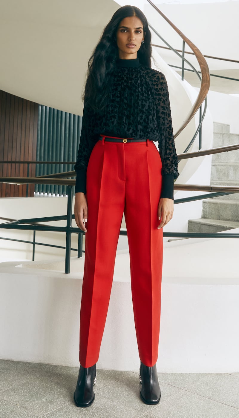 Tory Burch Double-Faced Wool Pants