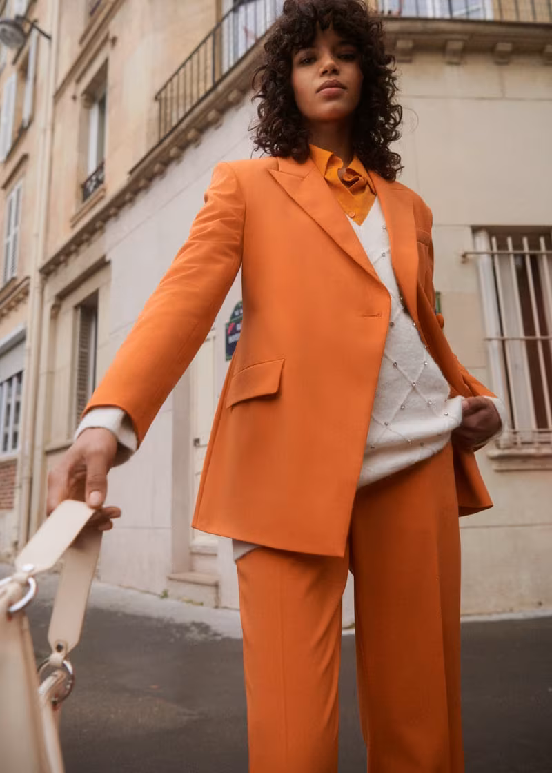 & Other Stories Double-Breasted Asymmetric Blazer