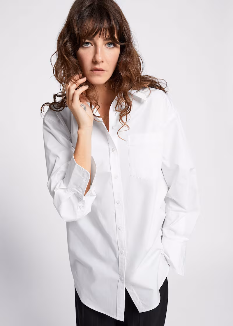 & Other Stories Oversized Button Sleeve Shirt