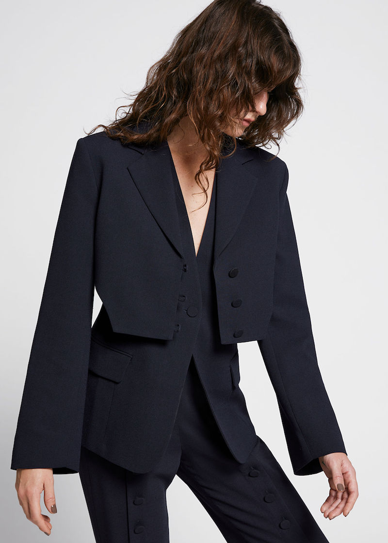 & Other Stories Tailored Double-Layer Blazer