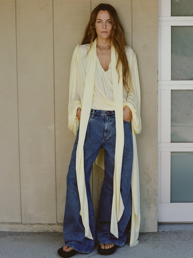 Slvrlake Taylor Frayed High-rise Wide-leg Jeans