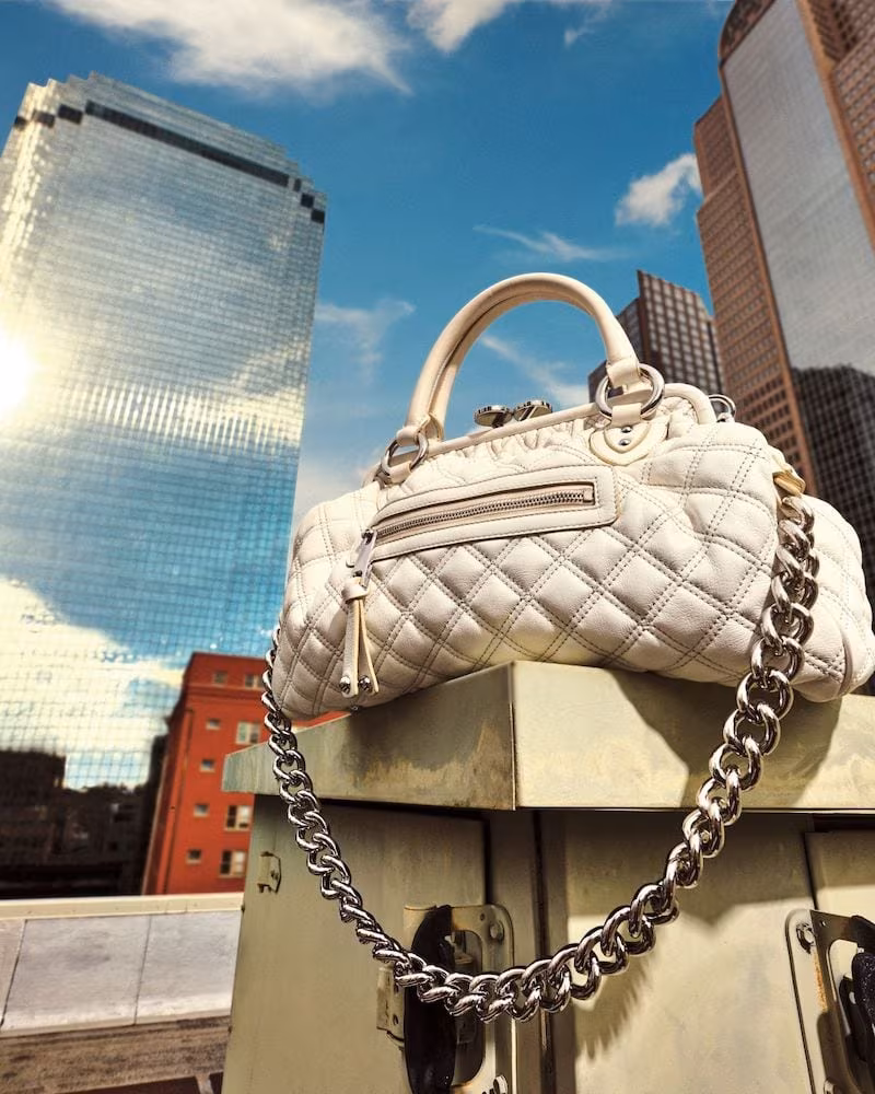 Marc Jacobs Re-Edition Quilted Leather Stam Bag