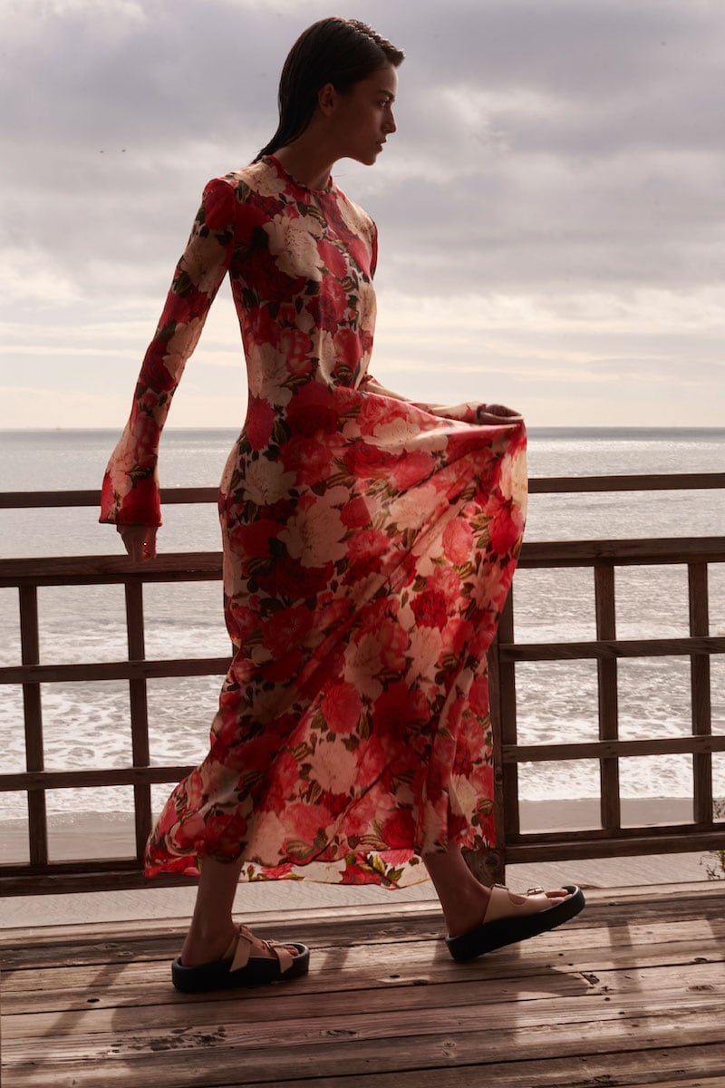 Zimmermann Wonderland Floral Long Sleeve Maxi Dress