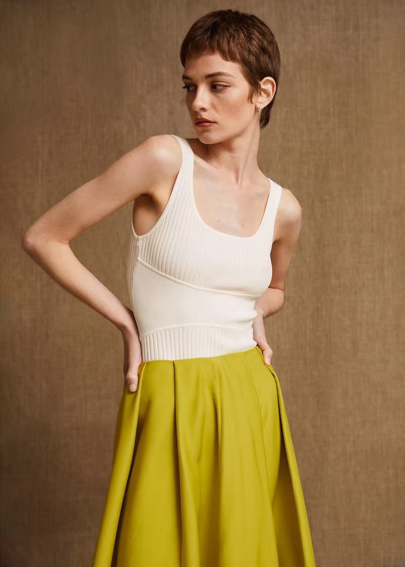& Other Stories Ribbed Bodysuit