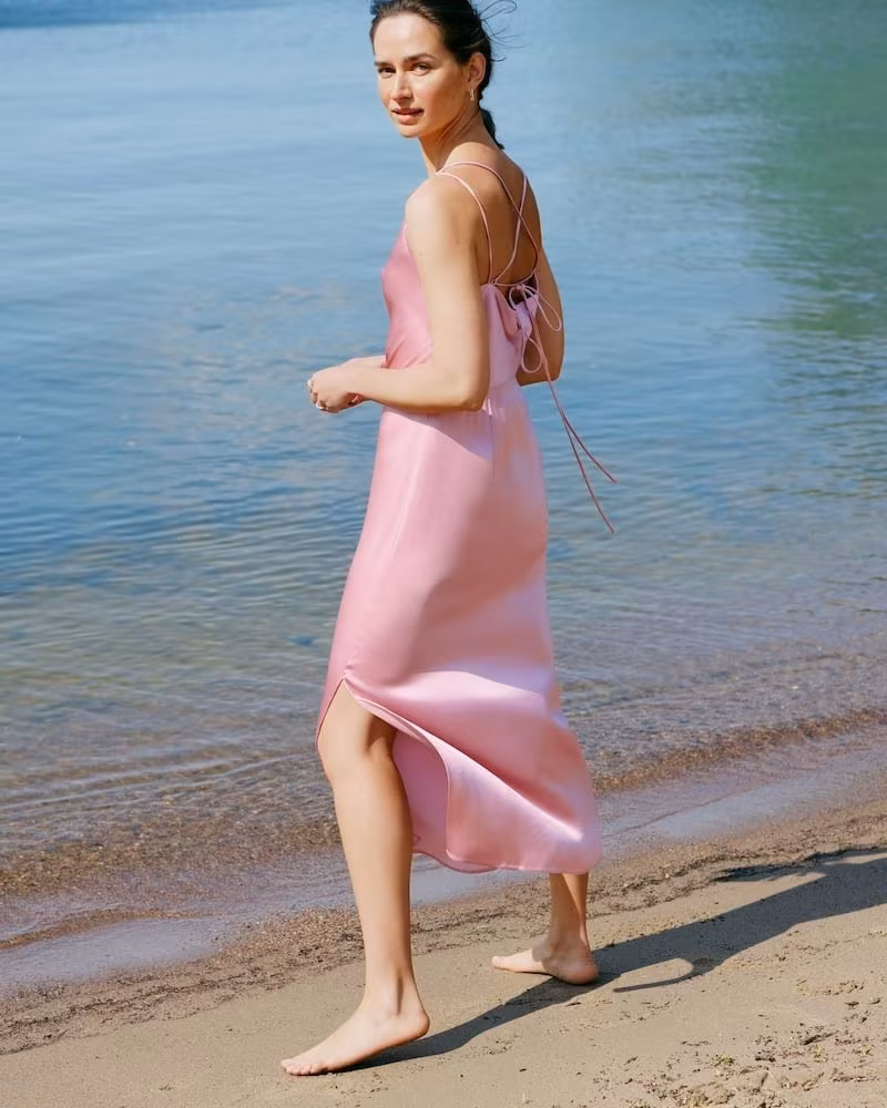 & Other Stories Cowl-Neck Dress